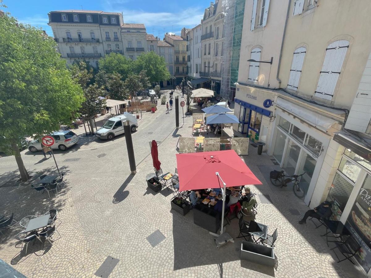 Place De La Mairie, Art Apparts Beziers Bagian luar foto
