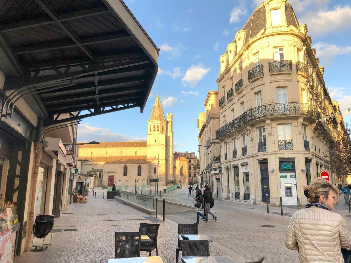 Place De La Mairie, Art Apparts Beziers Bagian luar foto